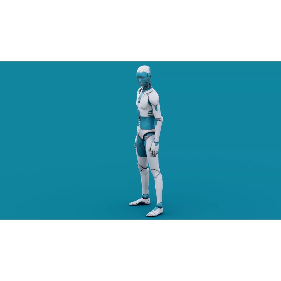 i-HOMO 07 3D Model – Rigged Sci-Fi Character for Unity & Unreal Engine - View 20