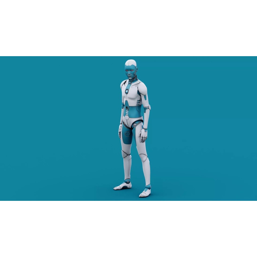 i-HOMO 07 3D Model – Rigged Sci-Fi Character for Unity & Unreal Engine - View 21