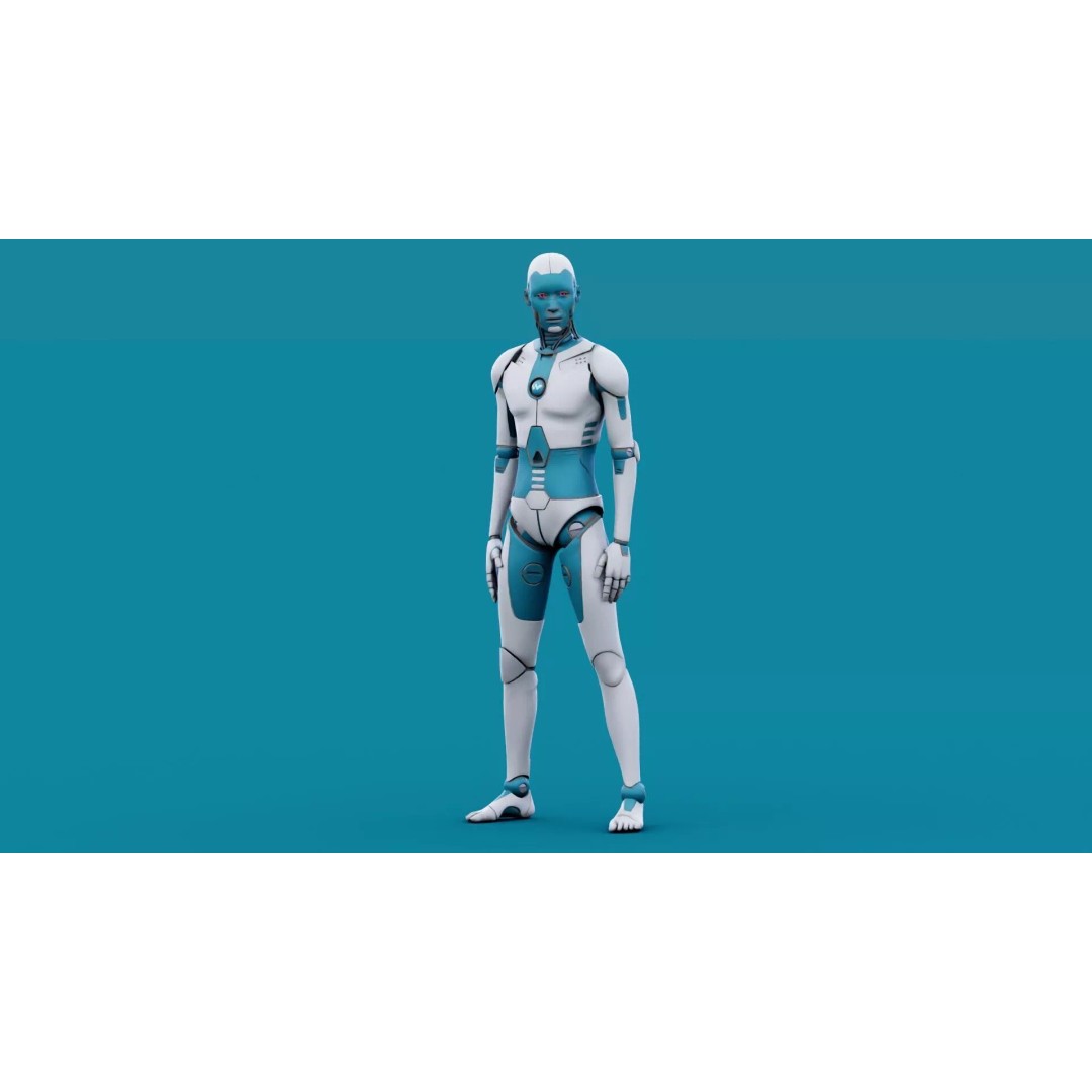 i-HOMO 07 3D Model – Rigged Sci-Fi Character for Unity & Unreal Engine - View 22