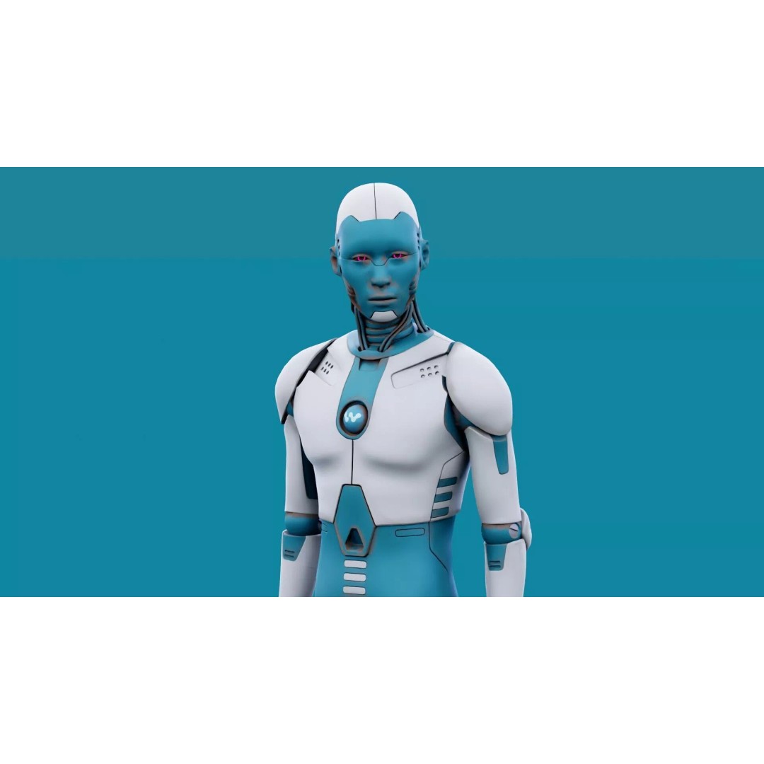 i-HOMO 07 3D Model – Rigged Sci-Fi Character for Unity & Unreal Engine - View 23