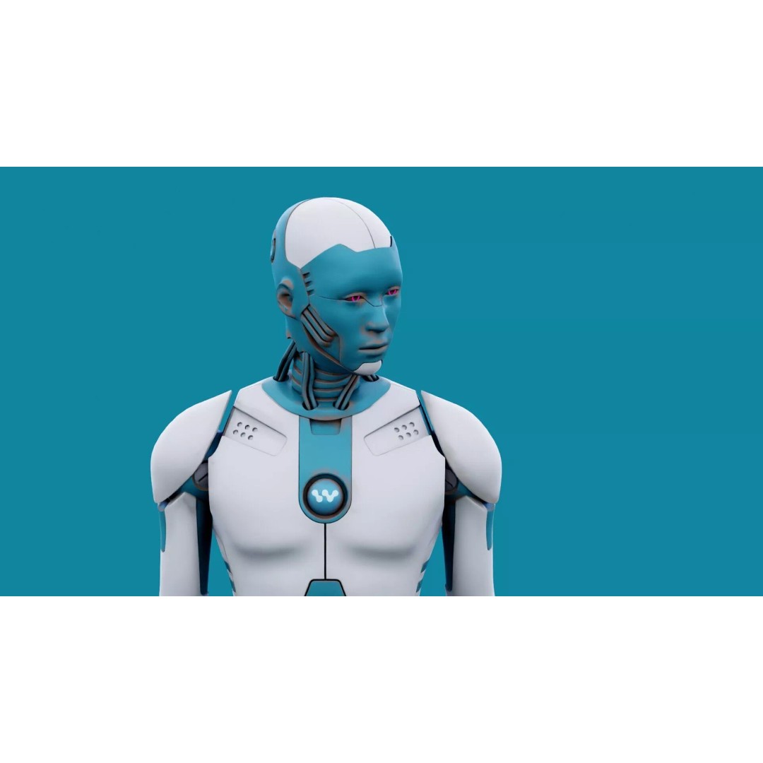 i-HOMO 07 3D Model – Rigged Sci-Fi Character for Unity & Unreal Engine - View 24