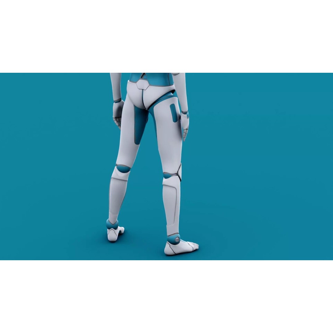 i-HOMO 07 3D Model – Rigged Sci-Fi Character for Unity & Unreal Engine - View 28