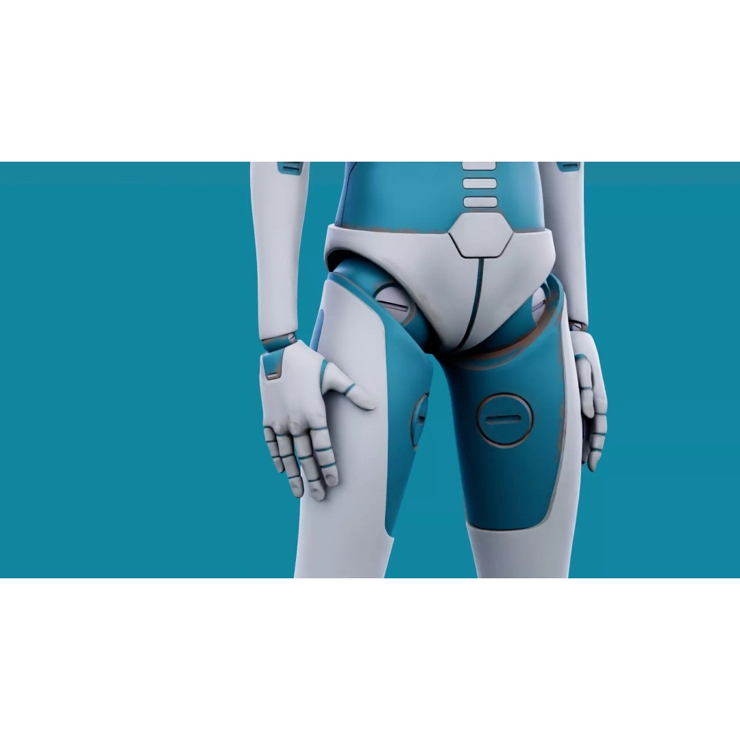i-HOMO 07 3D Model – Rigged Sci-Fi Character for Unity & Unreal Engine - View 29