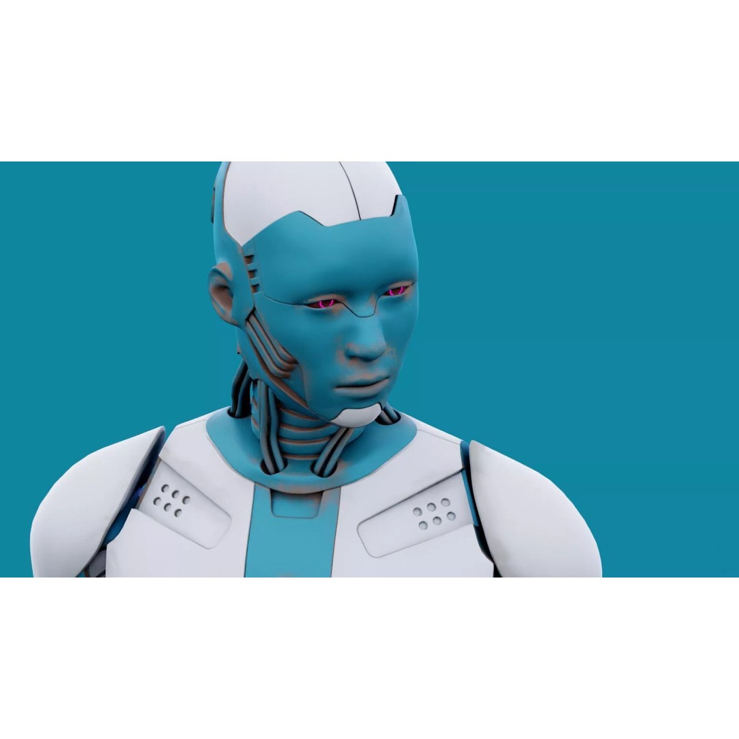 i-HOMO 07 3D Model – Rigged Sci-Fi Character for Unity & Unreal Engine - View 30