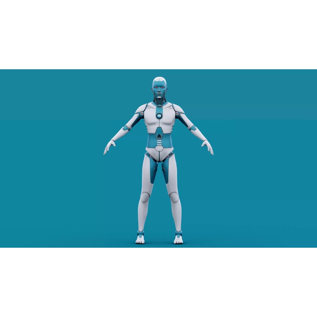 i-HOMO 07 3D Model – Rigged Sci-Fi Character for Unity & Unreal Engine - View 31