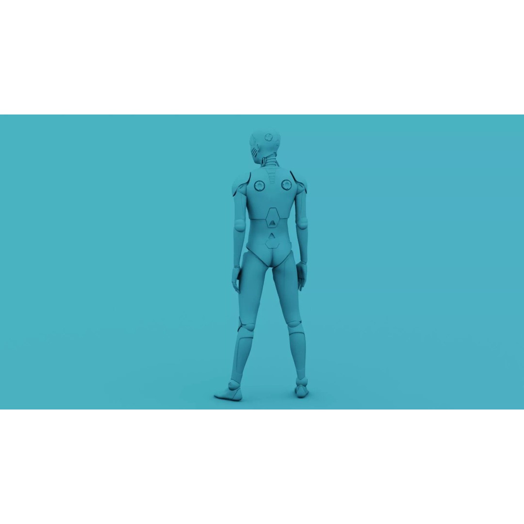 i-HOMO 07 3D Model – Rigged Sci-Fi Character for Unity & Unreal Engine - View 34