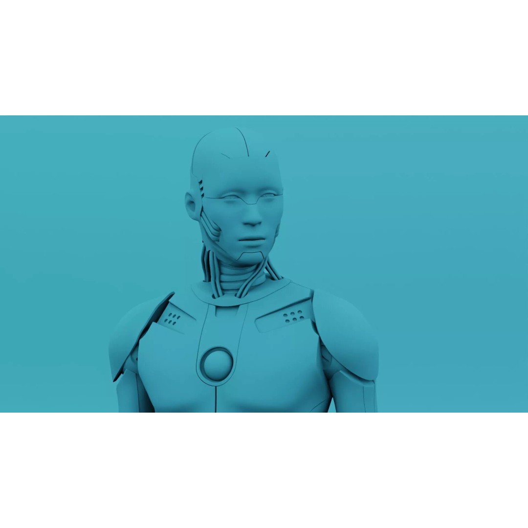 i-HOMO 07 3D Model – Rigged Sci-Fi Character for Unity & Unreal Engine - View 35