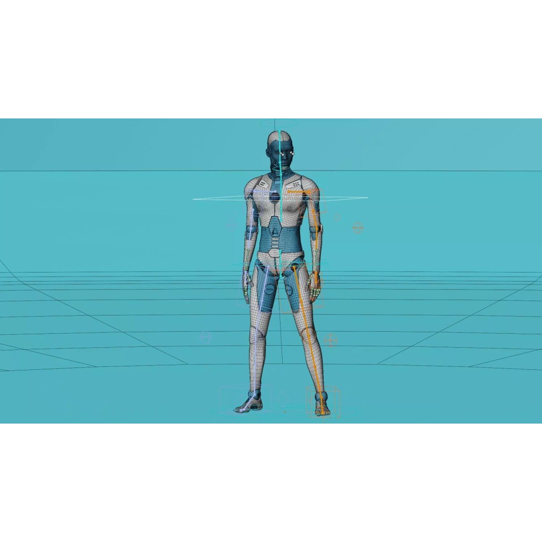 i-HOMO 07 3D Model – Rigged Sci-Fi Character for Unity & Unreal Engine - View 37