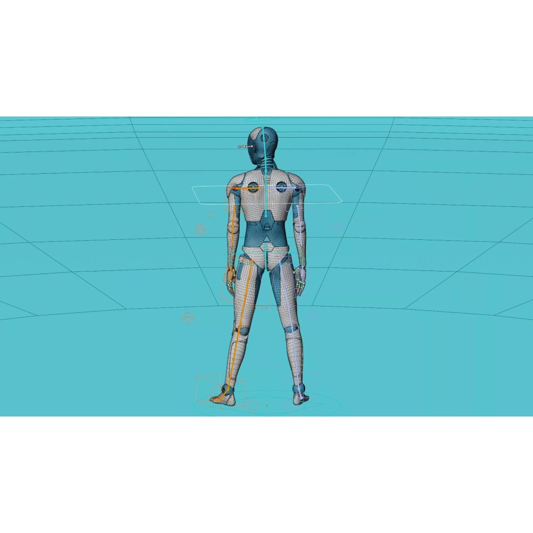 i-HOMO 07 3D Model – Rigged Sci-Fi Character for Unity & Unreal Engine - View 38
