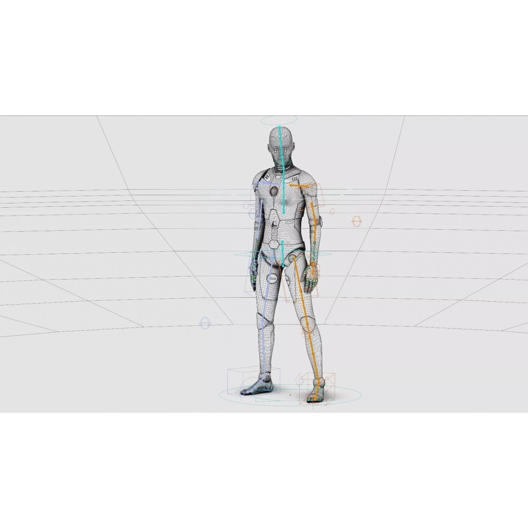 i-HOMO 07 3D Model – Rigged Sci-Fi Character for Unity & Unreal Engine - View 40