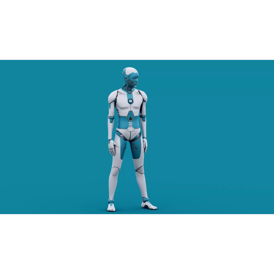 i-HOMO 07 3D Model – Rigged Sci-Fi Character for Unity & Unreal Engine - View 7
