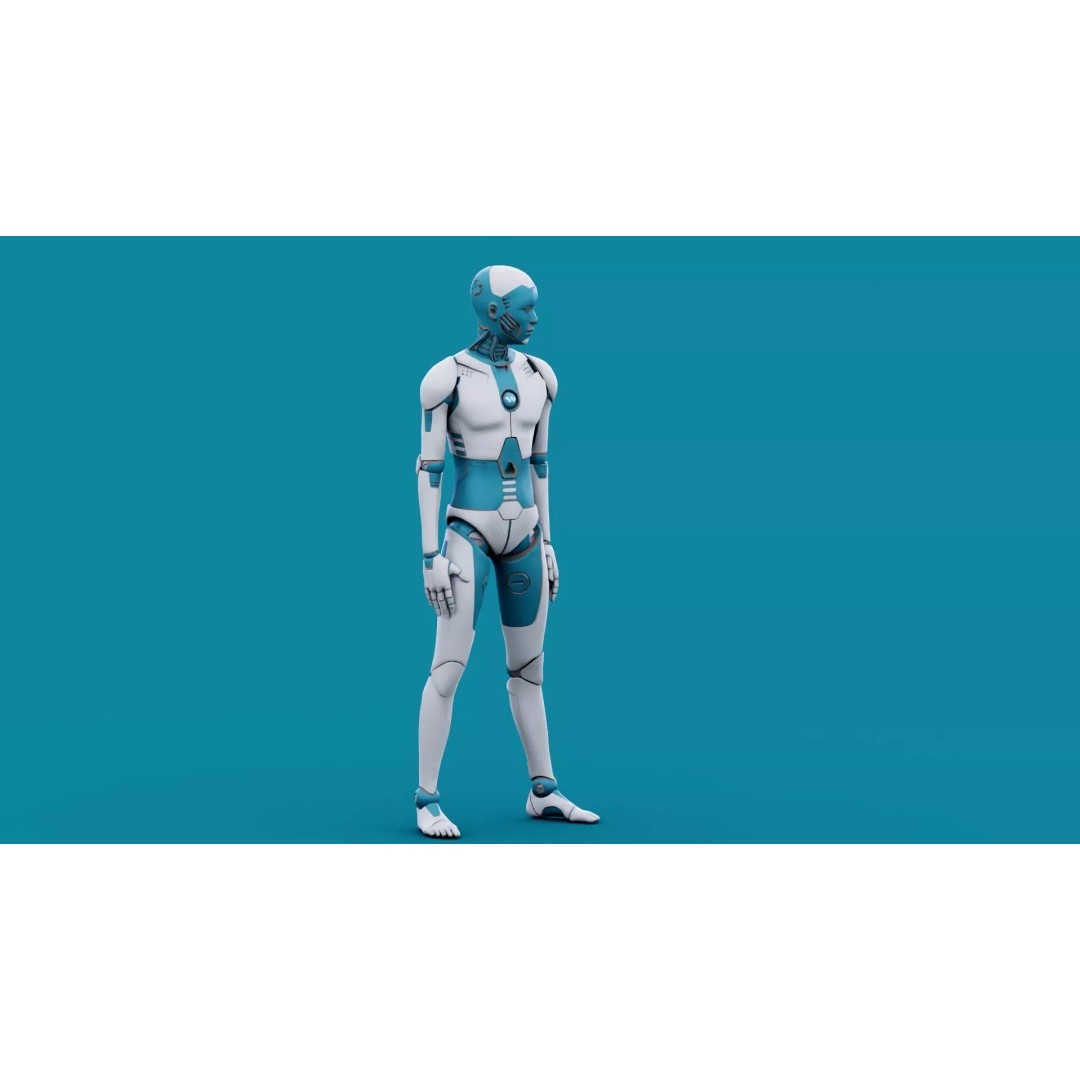 i-HOMO 07 3D Model – Rigged Sci-Fi Character for Unity & Unreal Engine - View 8