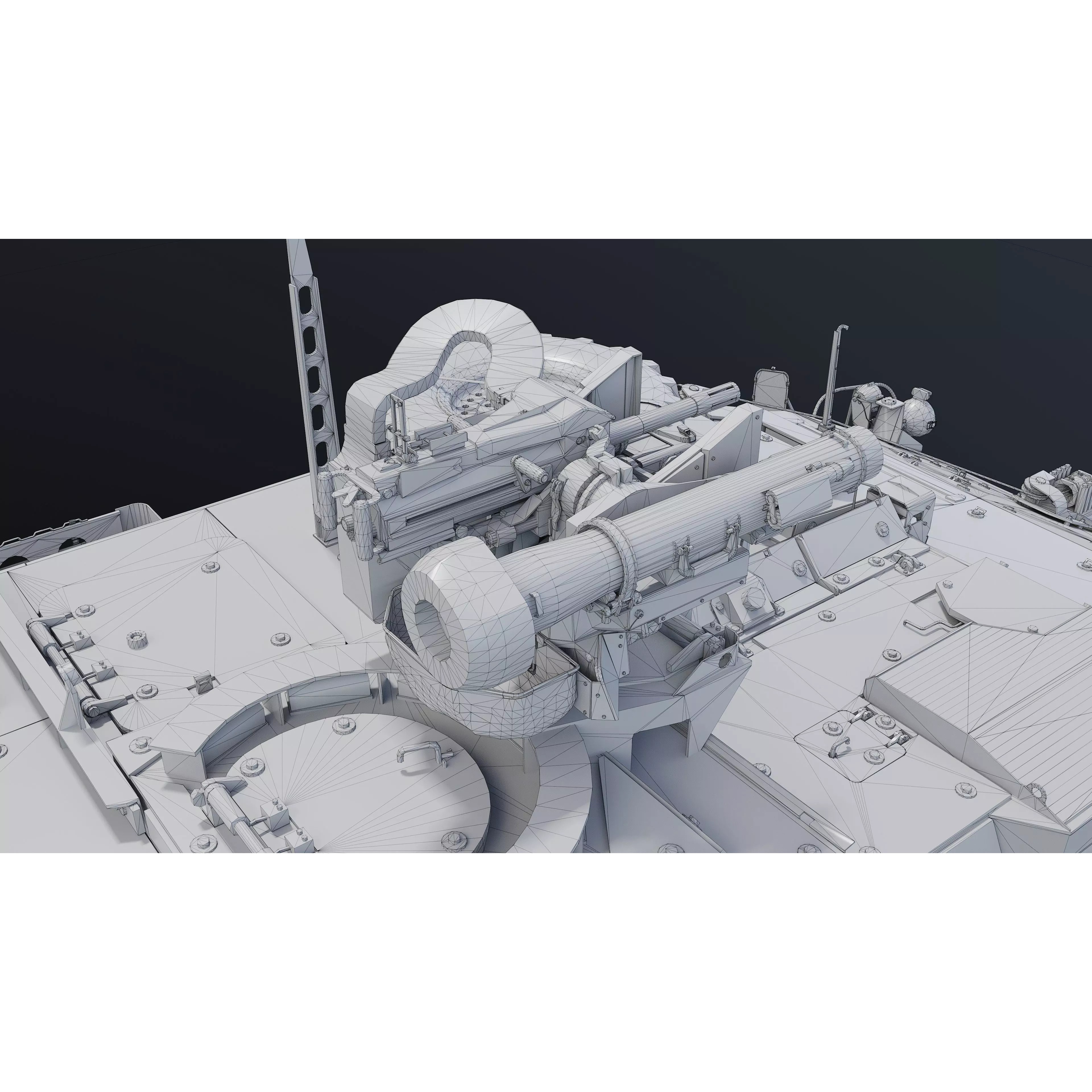 M1126 Stryker APC - Low-Poly Game-Ready 3D Model - View 26