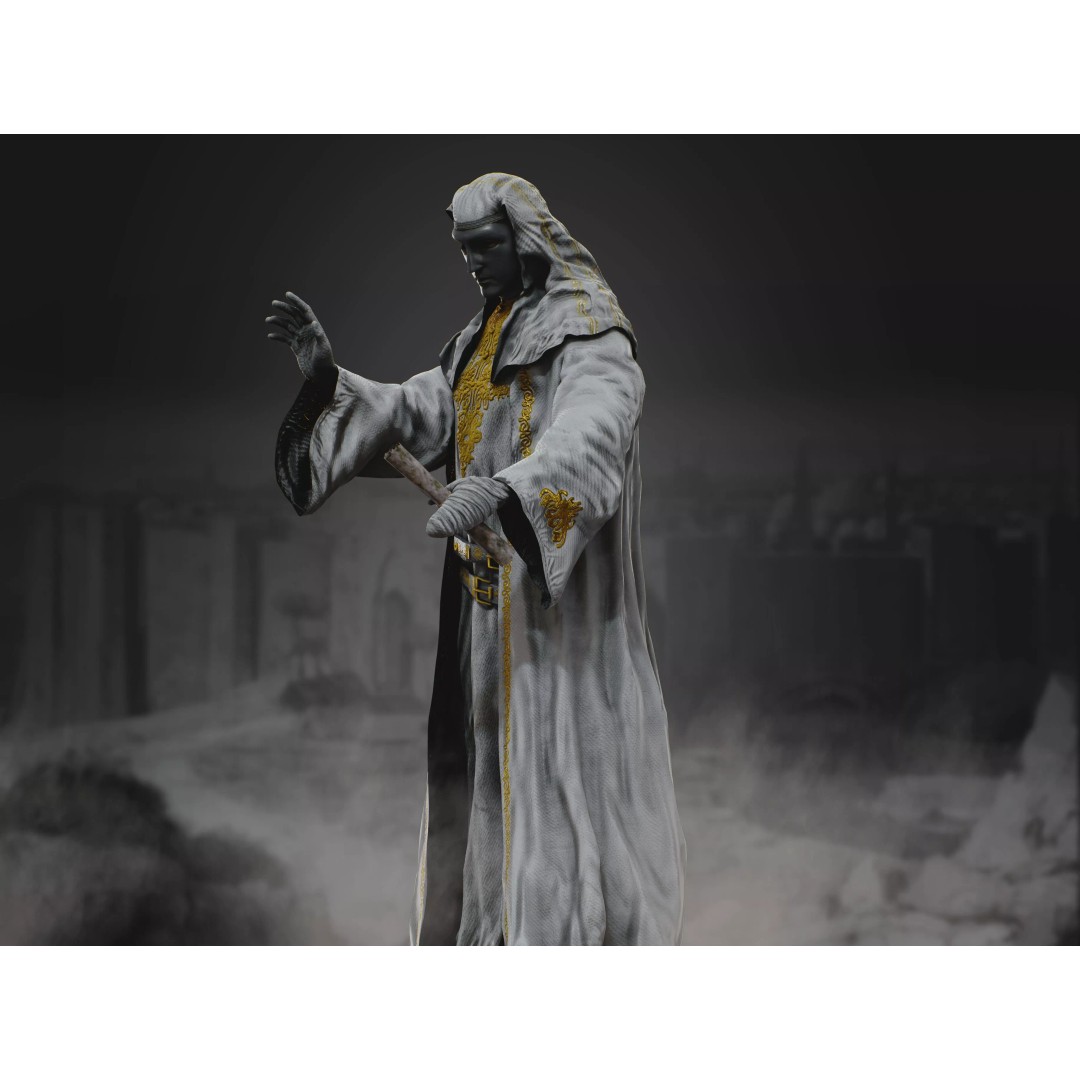 King Baldwin IV 3D Model – Low Poly Rigged Character, FBX, OBJ - View 11