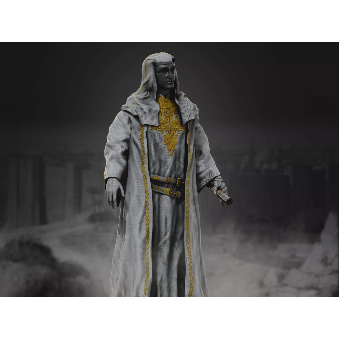 King Baldwin IV 3D Model – Low Poly Rigged Character, FBX, OBJ - View 13