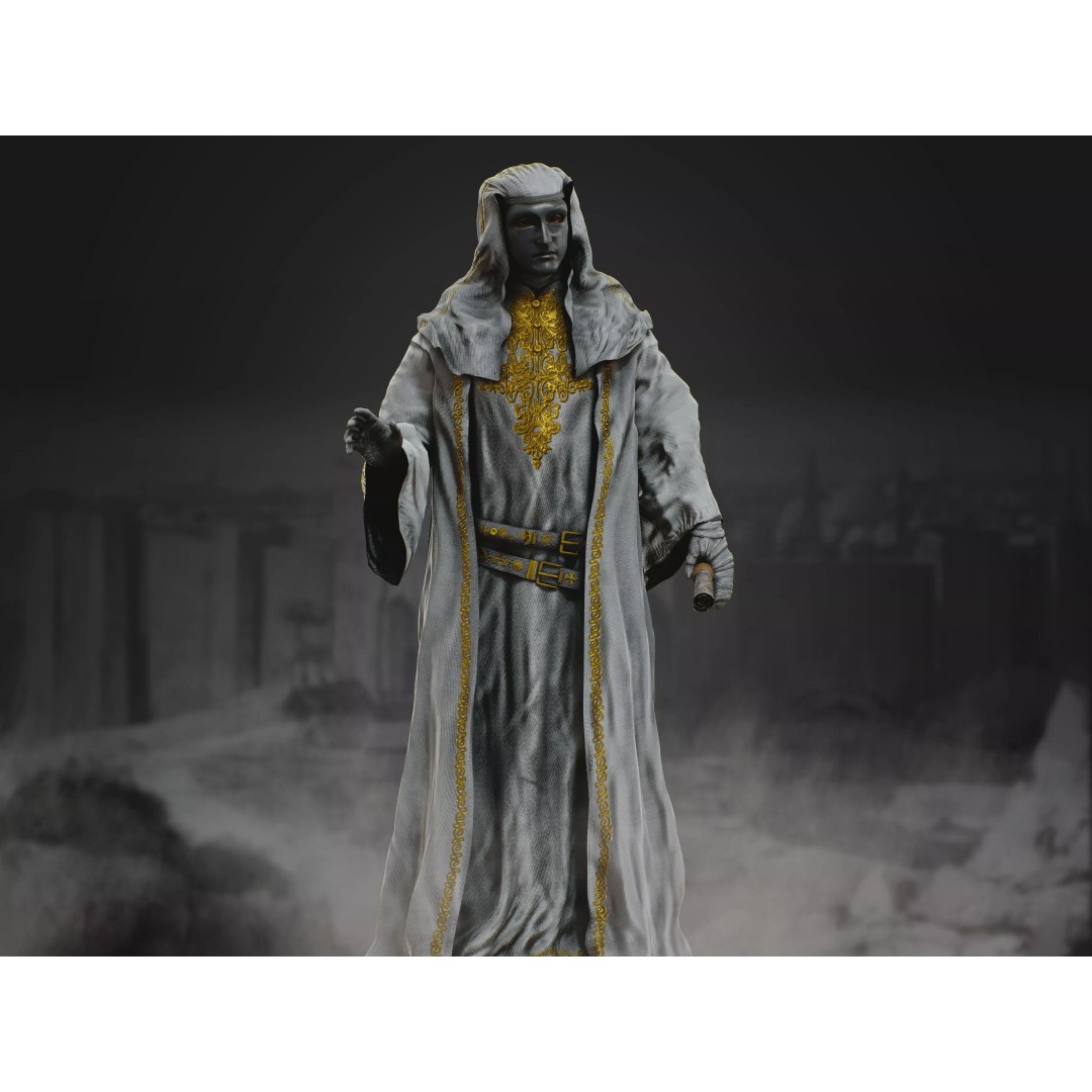 King Baldwin IV 3D Model – Low Poly Rigged Character, FBX, OBJ - View 4