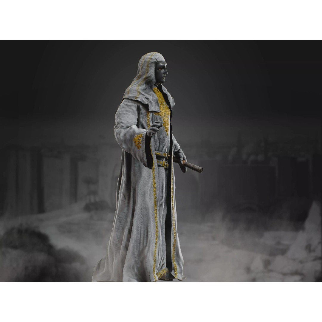 King Baldwin IV 3D Model – Low Poly Rigged Character, FBX, OBJ - View 8