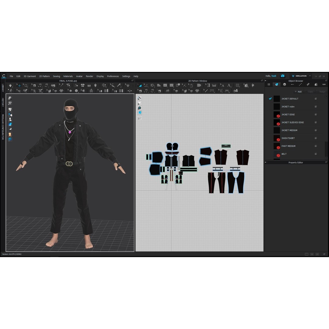 Male Streetwear 3D Model – High Poly Outfit for DAZ Studio - View 5