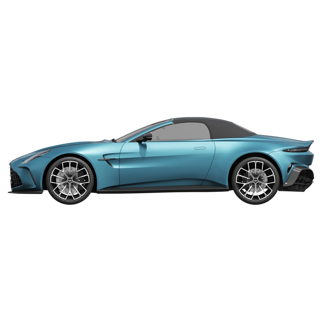 Aston Martin Vantage Roadster 3D Model – High Poly PBR Asset, FBX/OBJ - View 13