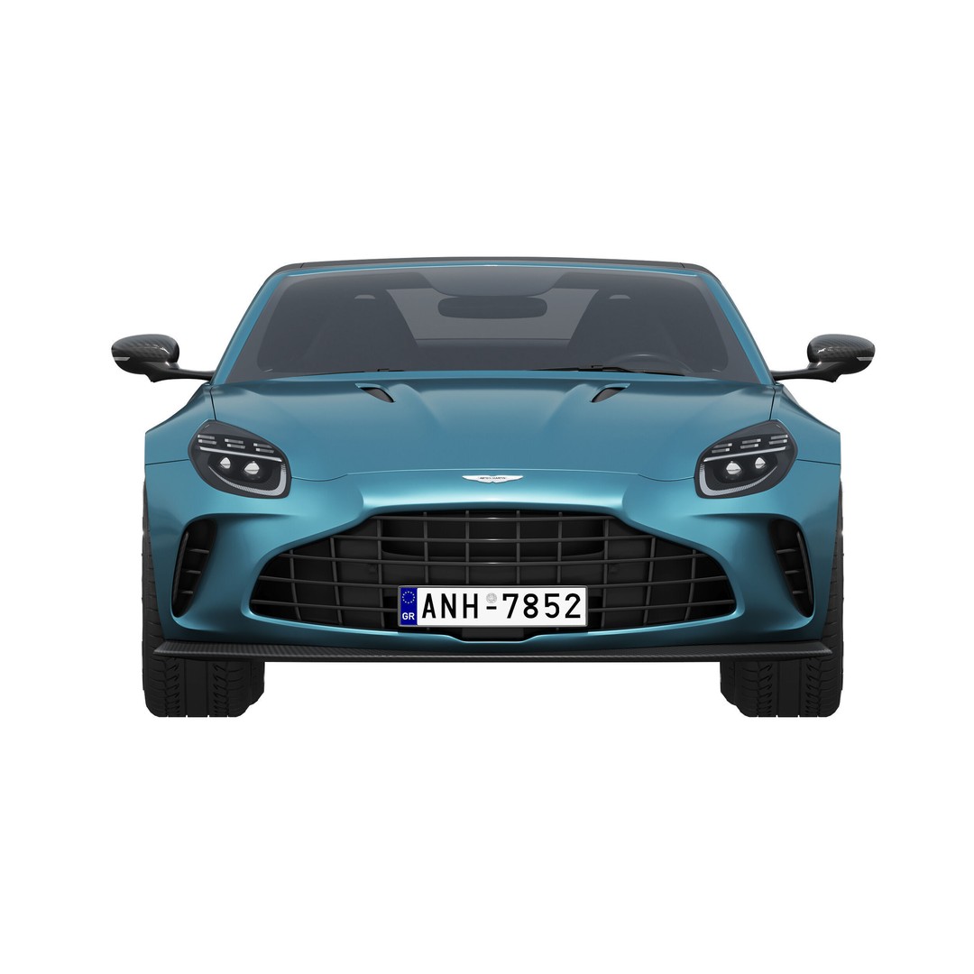 Aston Martin Vantage Roadster 3D Model – High Poly PBR Asset, FBX/OBJ - View 14