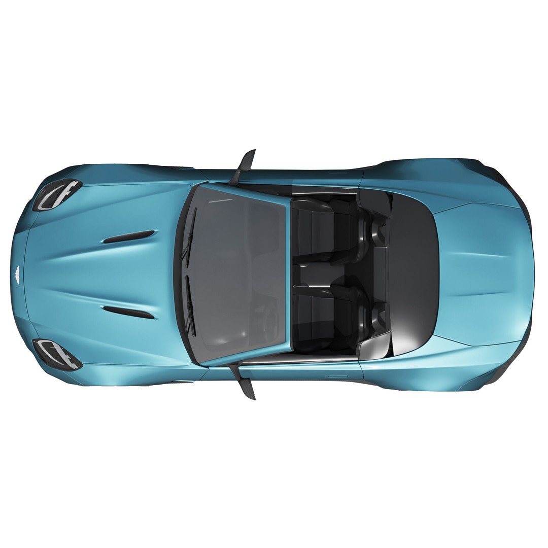 Aston Martin Vantage Roadster 3D Model – High Poly PBR Asset, FBX/OBJ - View 16