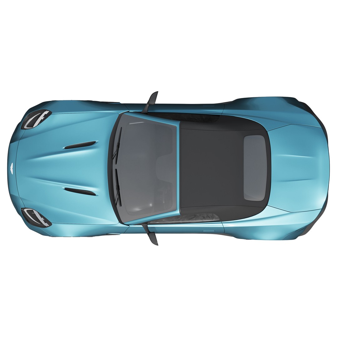 Aston Martin Vantage Roadster 3D Model – High Poly PBR Asset, FBX/OBJ - View 17