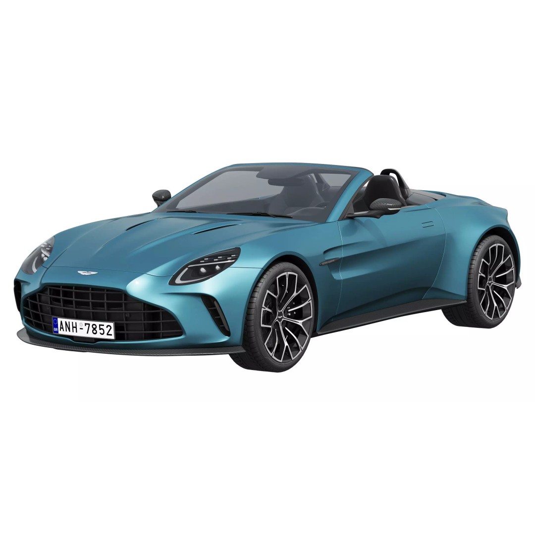 Aston Martin Vantage Roadster 3D Model – High Poly PBR Asset, FBX/OBJ - View 2