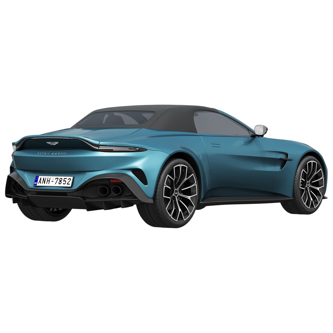 Aston Martin Vantage Roadster 3D Model – High Poly PBR Asset, FBX/OBJ - View 9
