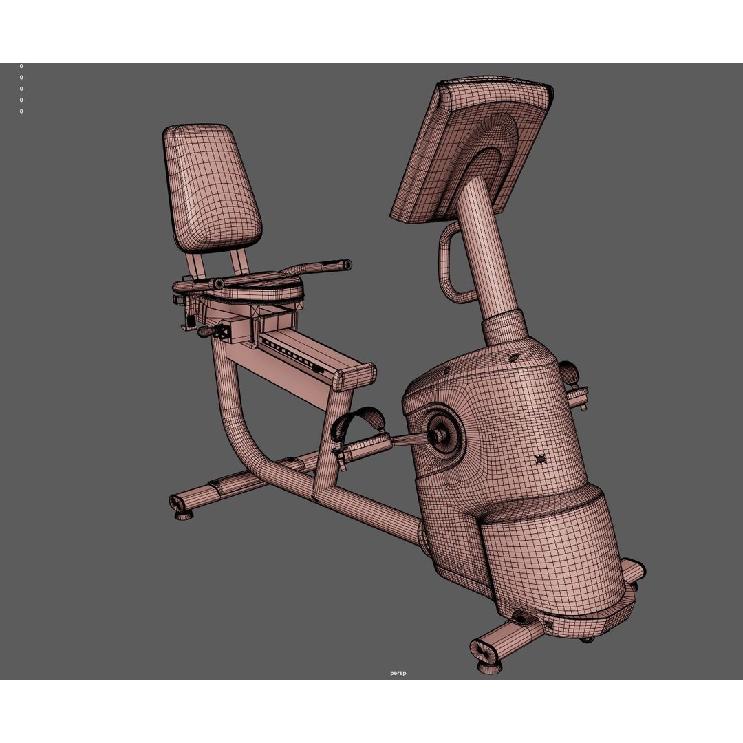 Indoor Cycling Exercise Bike 3D Model – PBR Textured Midpoly Asset, FBX - View 18