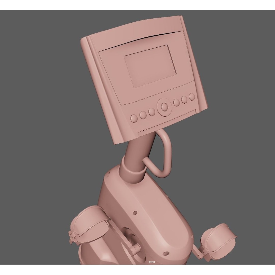 Indoor Cycling Exercise Bike 3D Model – PBR Textured Midpoly Asset, FBX - View 19