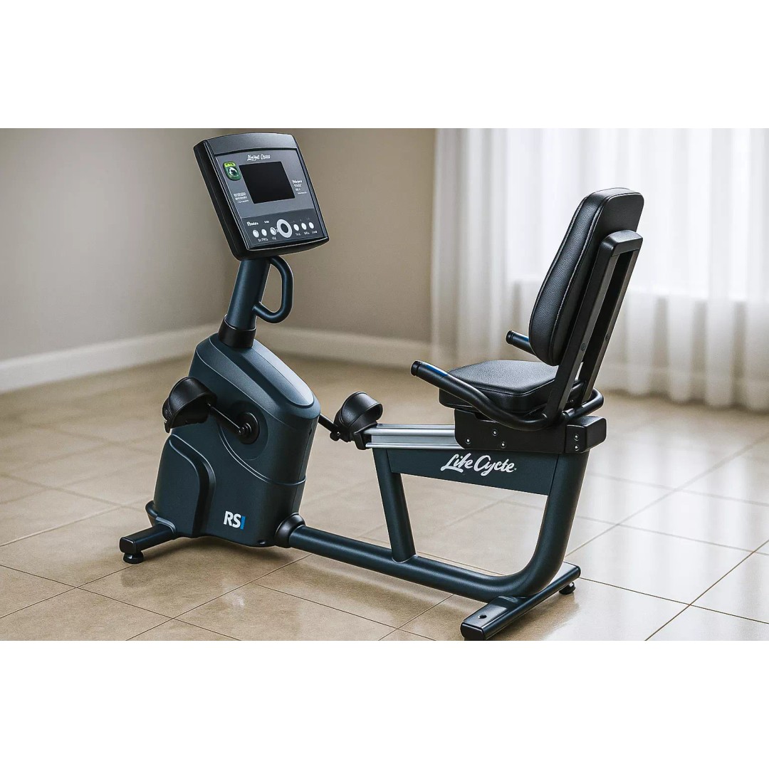 Indoor Cycling Exercise Bike 3D Model – PBR Textured Midpoly Asset, FBX - View 2