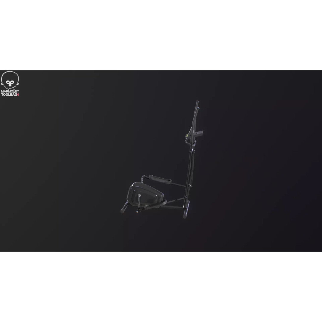 Gym Elliptical Trainer 3D Model – Low Poly Game Asset, FBX - View 23