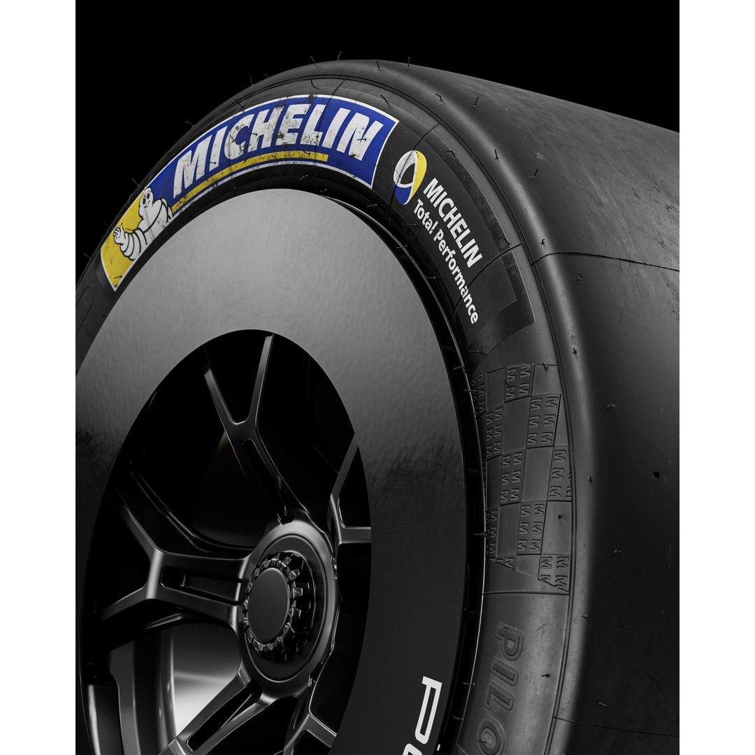 Michelin Pilot Sport GT 3D Model – PBR Tire with UV Mapping, FBX - View 10
