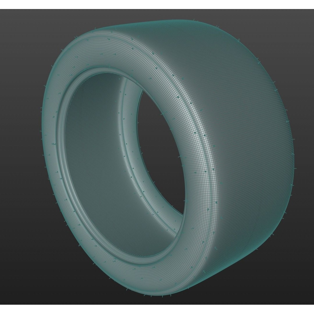 Michelin Pilot Sport GT 3D Model – PBR Tire with UV Mapping, FBX - View 11