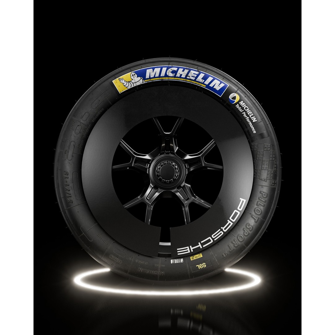Michelin Pilot Sport GT 3D Model – PBR Tire with UV Mapping, FBX - View 3