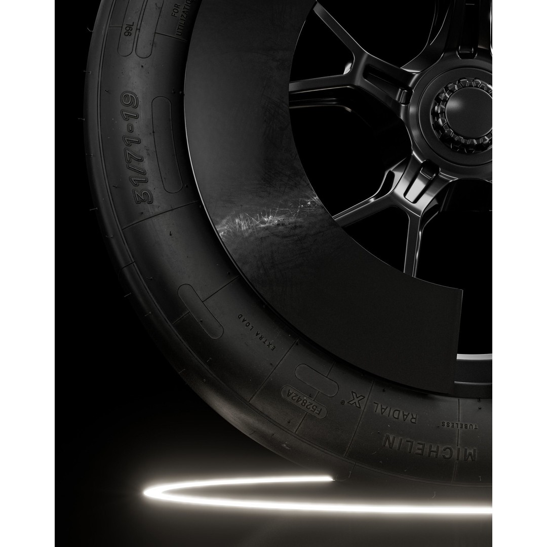 Michelin Pilot Sport GT 3D Model – PBR Tire with UV Mapping, FBX - View 8