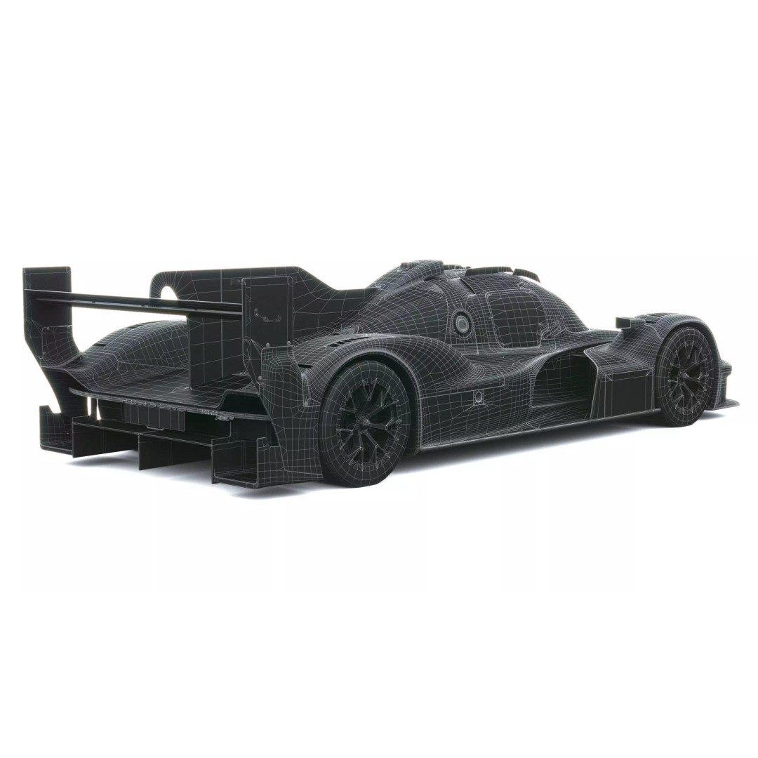 Porsche 963 RSP 2026 3D Model – Low Poly Racing Car Asset, FBX