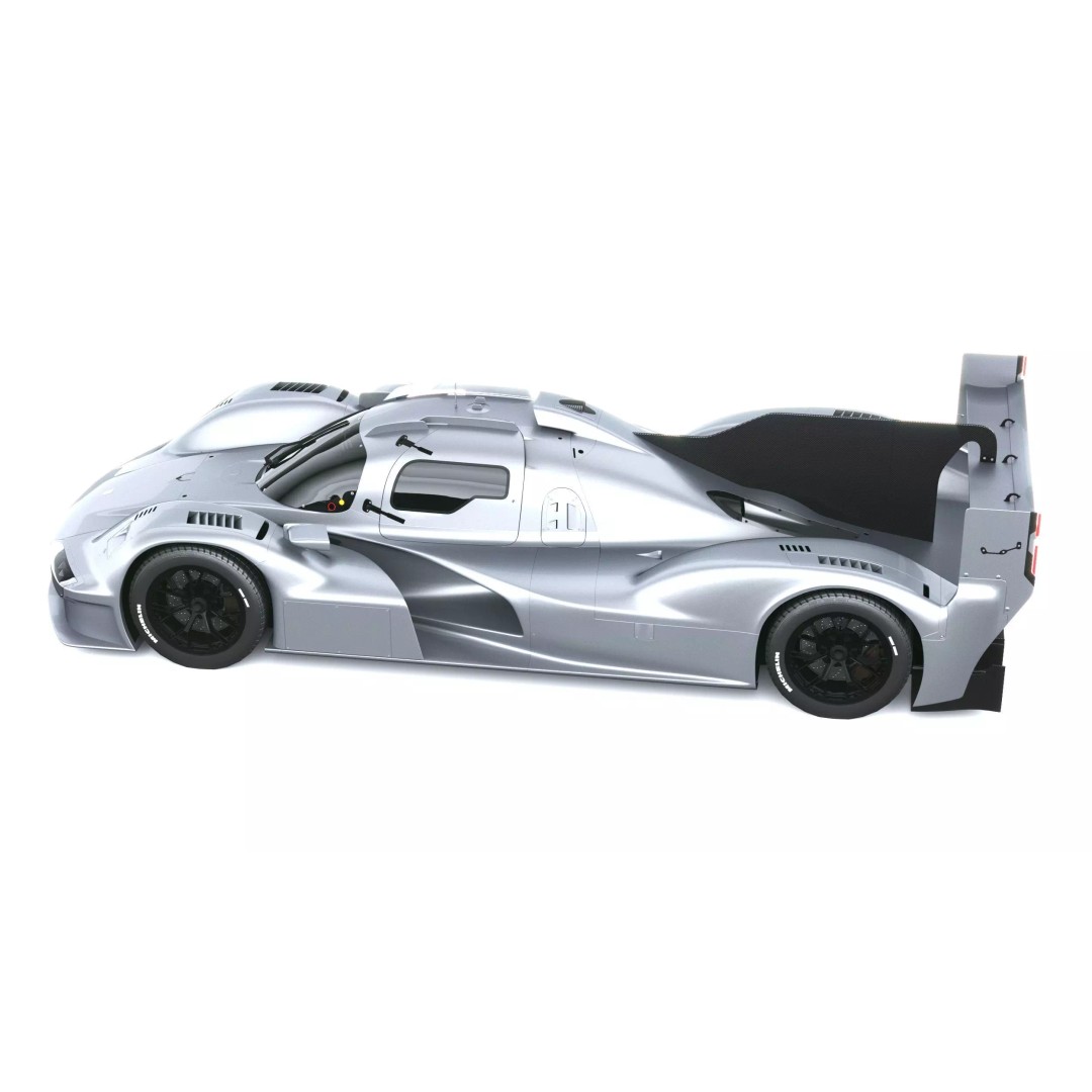 Porsche 963 RSP 2026 3D Model – Low Poly Racing Car Asset, FBX - View 11