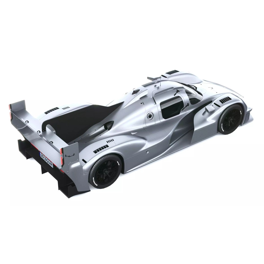 Porsche 963 RSP 2026 3D Model – Low Poly Racing Car Asset, FBX - View 12