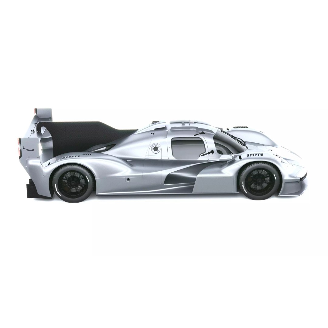 Porsche 963 RSP 2026 3D Model – Low Poly Racing Car Asset, FBX - View 13