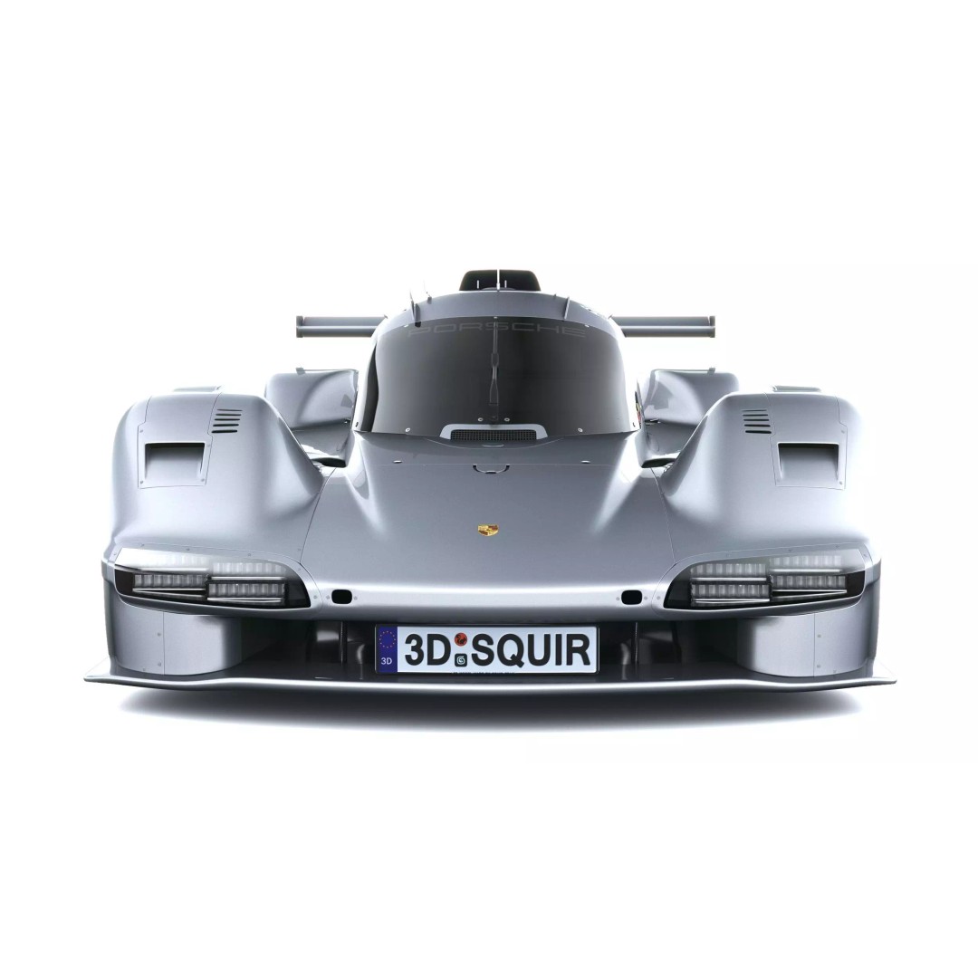Porsche 963 RSP 2026 3D Model – Low Poly Racing Car Asset, FBX - View 15
