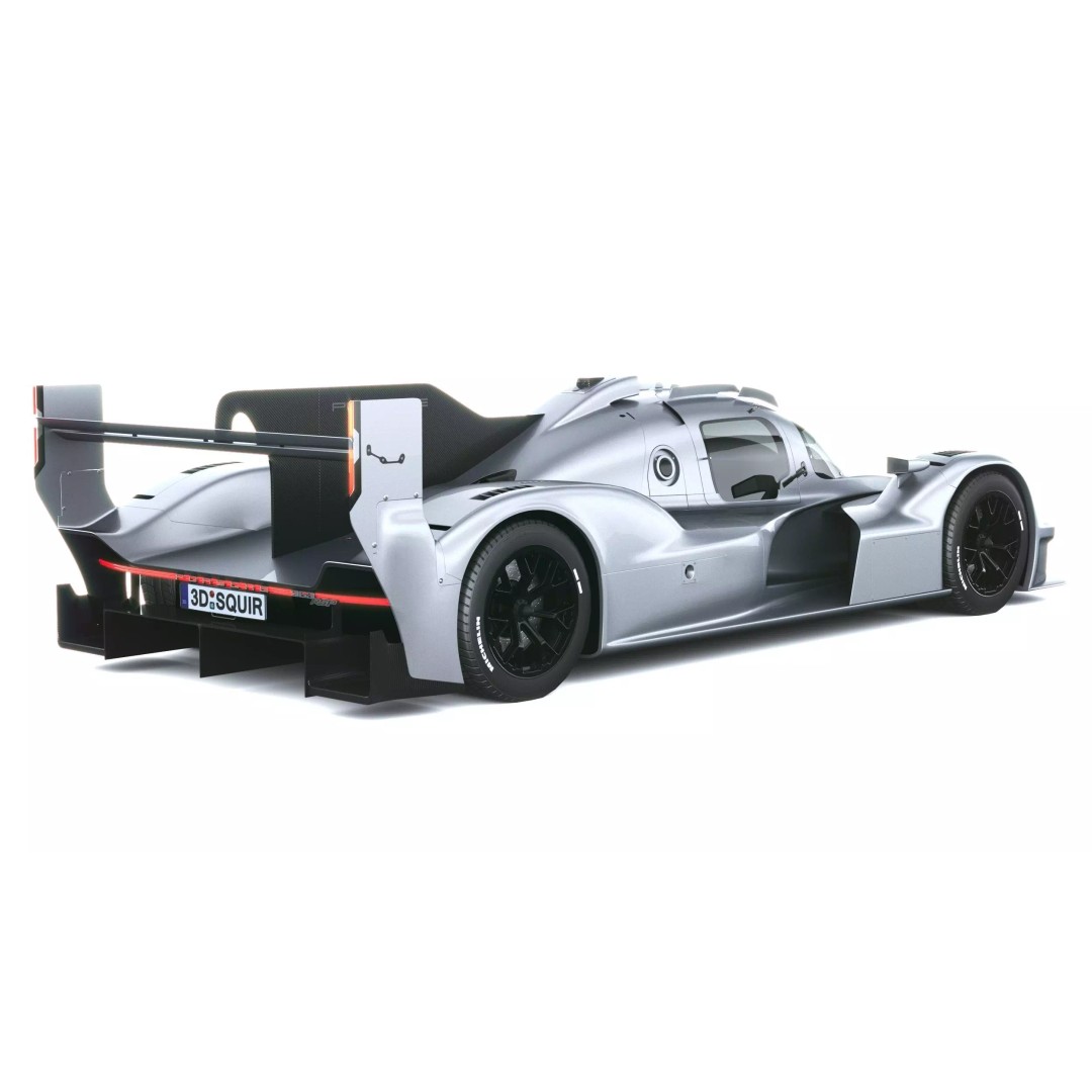 Porsche 963 RSP 2026 3D Model – Low Poly Racing Car Asset, FBX - View 19