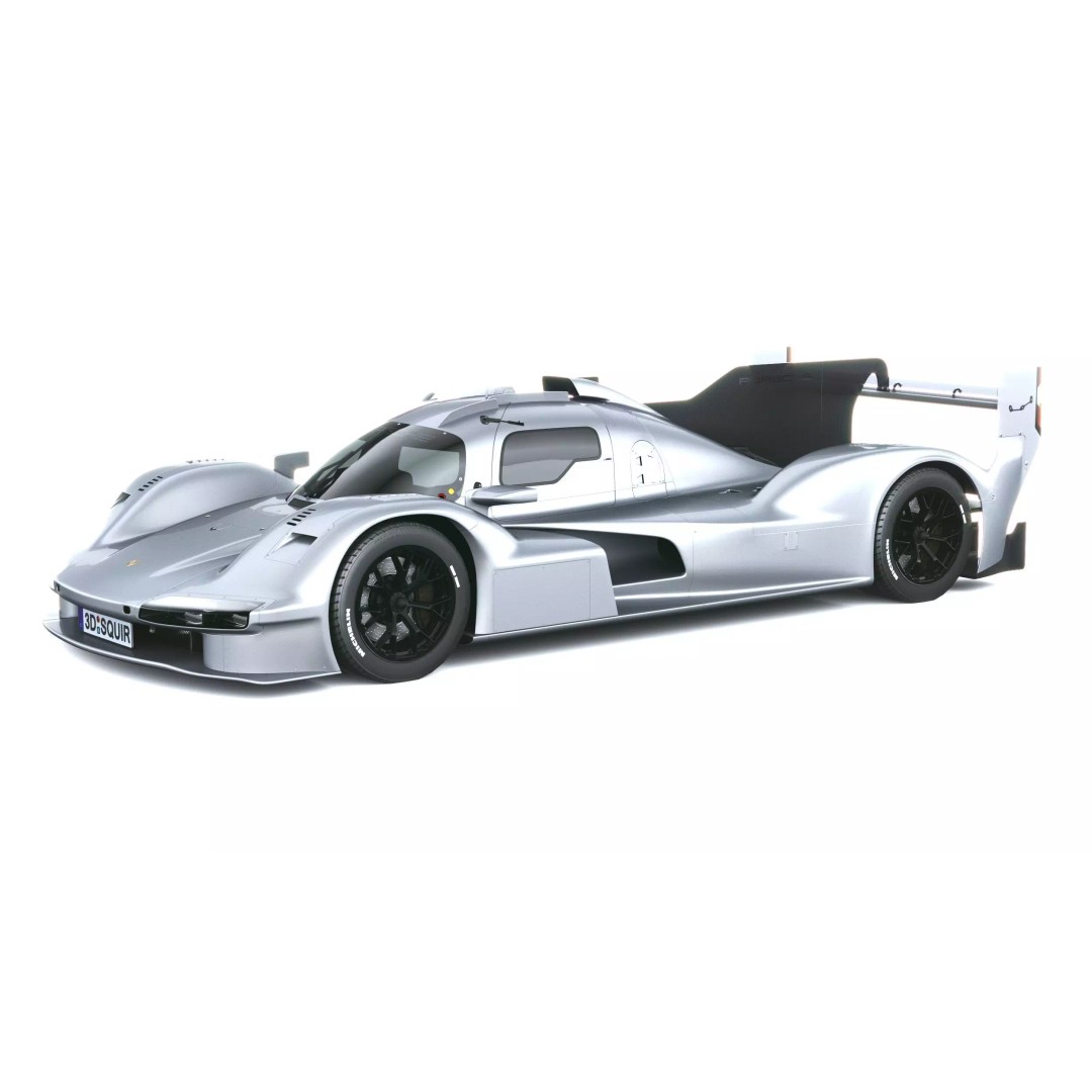 Porsche 963 RSP 2026 3D Model – Low Poly Racing Car Asset, FBX - View 2