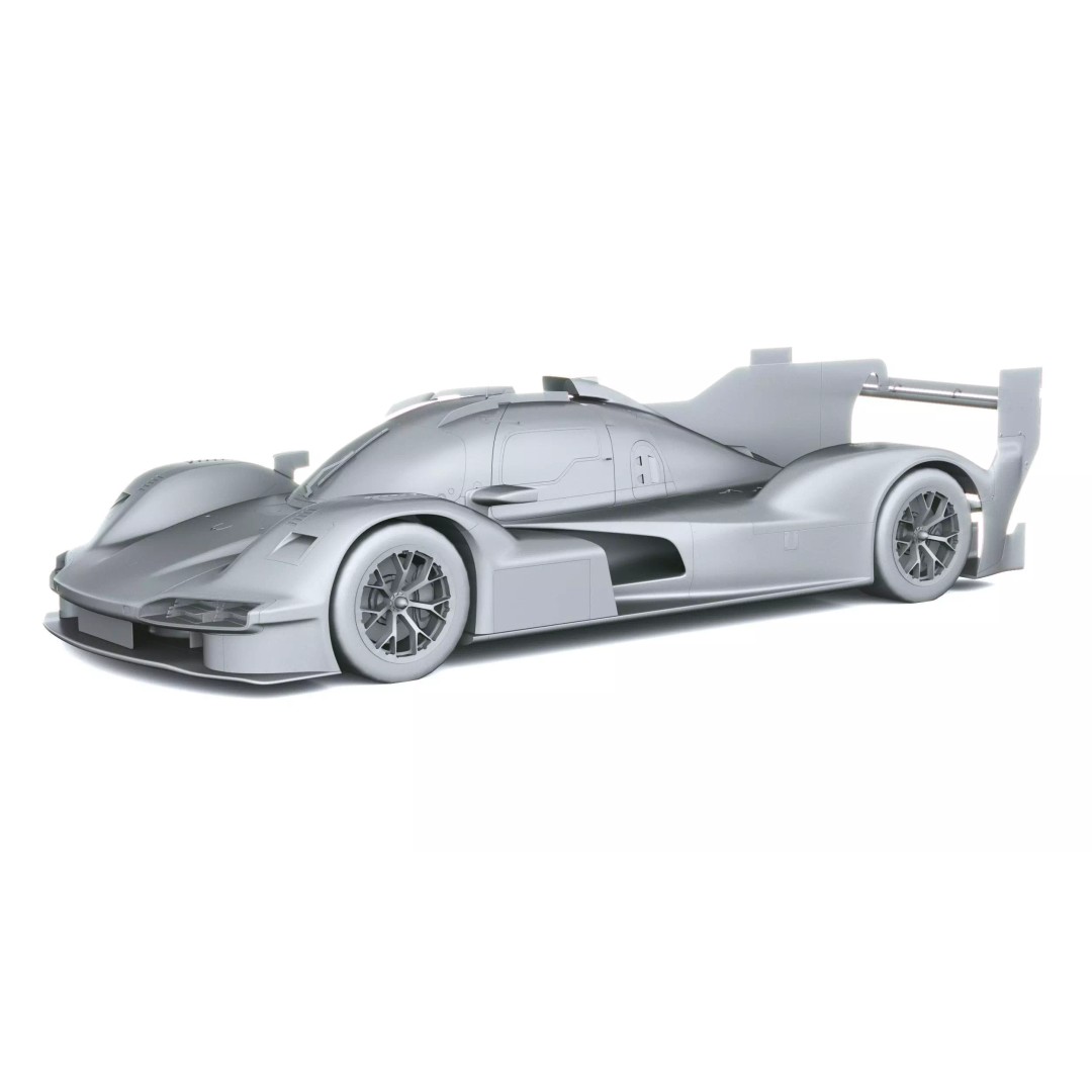 Porsche 963 RSP 2026 3D Model – Low Poly Racing Car Asset, FBX - View 21