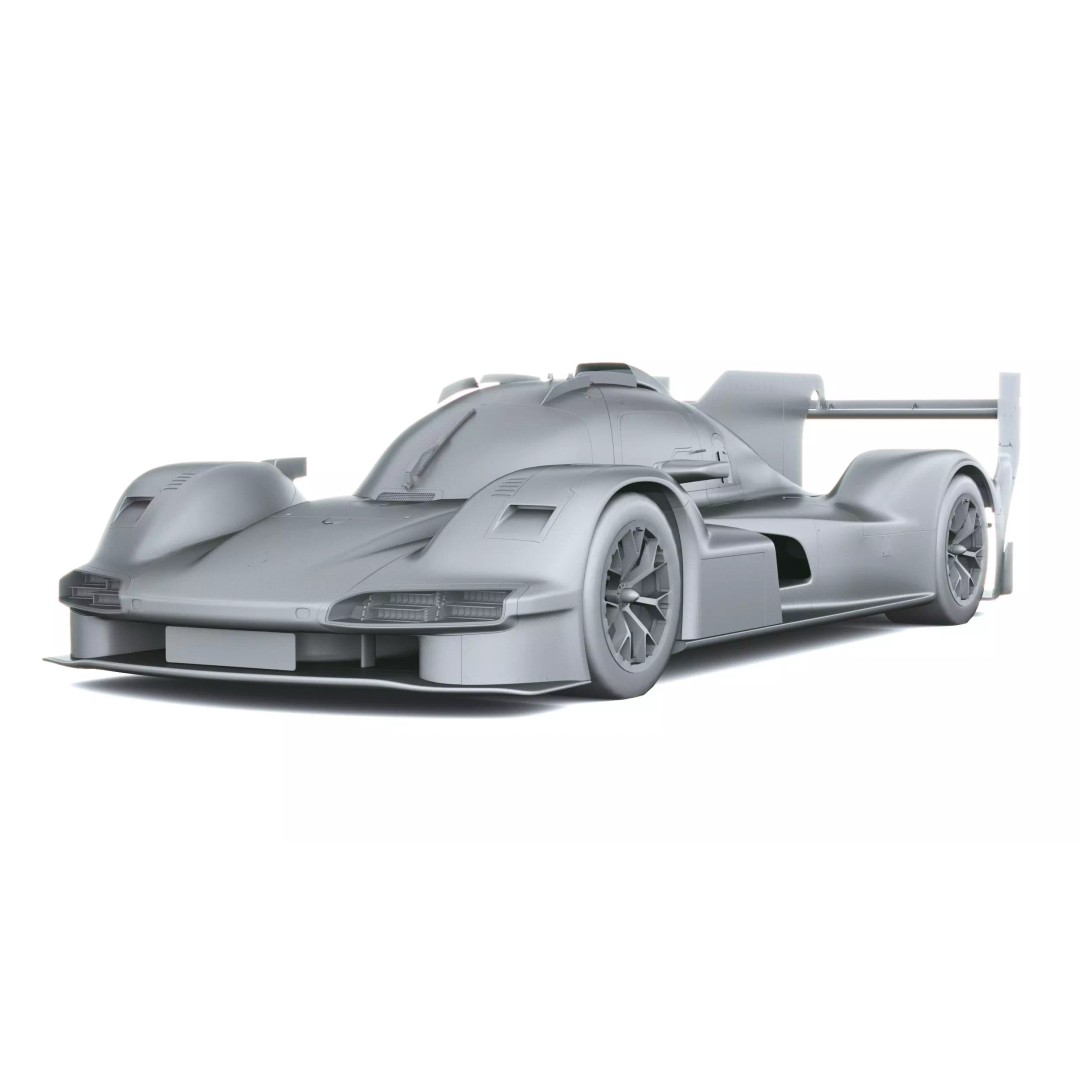 Porsche 963 RSP 2026 3D Model – Low Poly Racing Car Asset, FBX - View 22