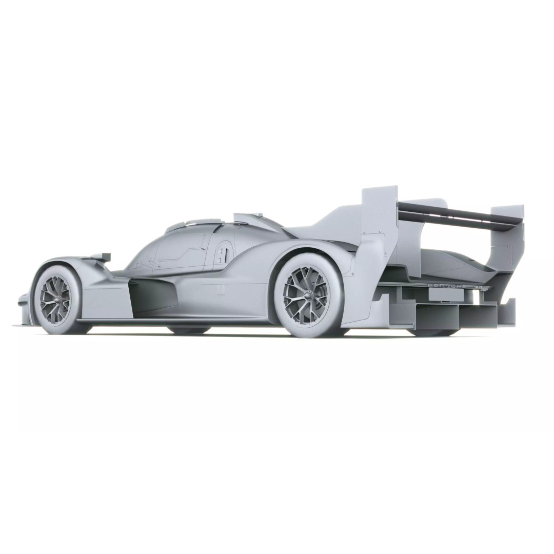 Porsche 963 RSP 2026 3D Model – Low Poly Racing Car Asset, FBX - View 23