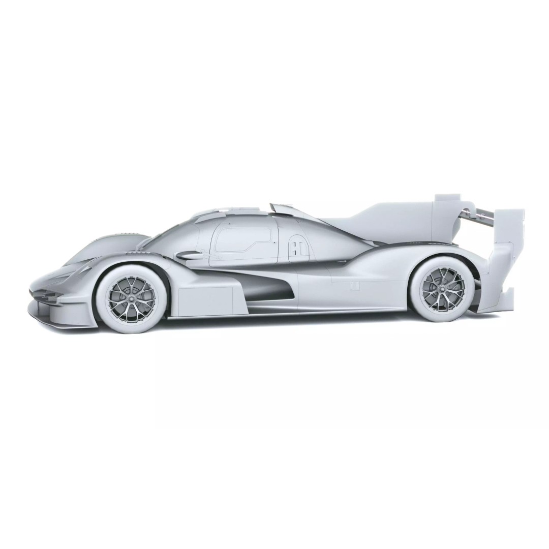 Porsche 963 RSP 2026 3D Model – Low Poly Racing Car Asset, FBX - View 24