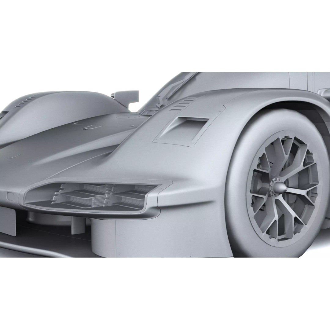 Porsche 963 RSP 2026 3D Model – Low Poly Racing Car Asset, FBX - View 25