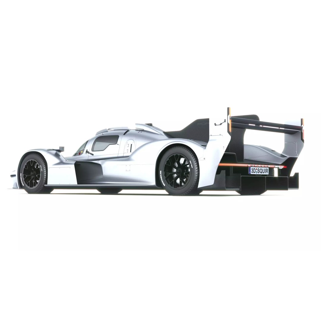 Porsche 963 RSP 2026 3D Model – Low Poly Racing Car Asset, FBX - View 7