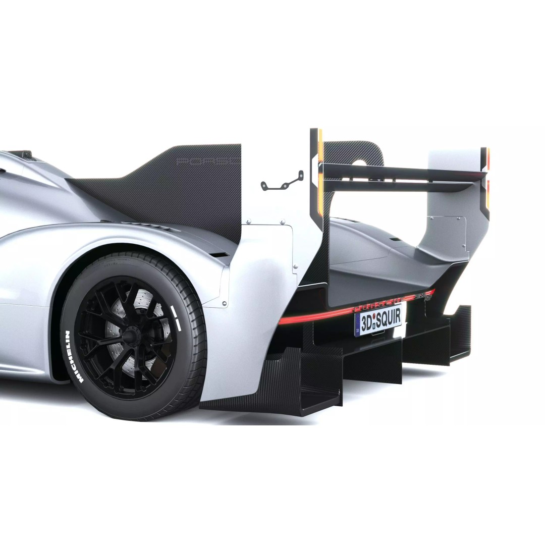 Porsche 963 RSP 2026 3D Model – Low Poly Racing Car Asset, FBX - View 8